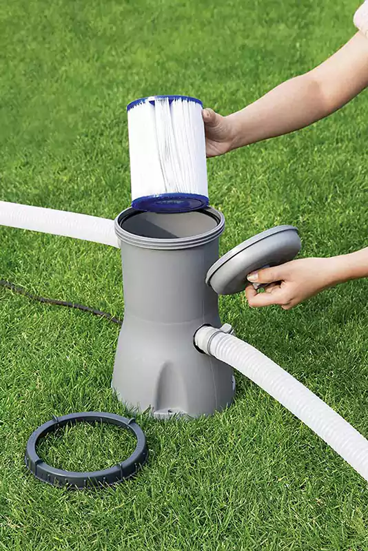 فلتر بيست واي كبير لمياه المسبح، أزرق، 58094