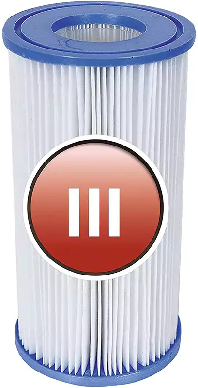 فلتر بست واي  كبير لمياه المسبح، ابيض - 26- 58012