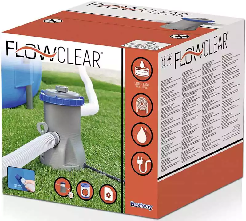 مضخة فلتر فلوكلير بيست واي، رمادي، 58381