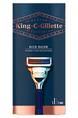 شفرات حلاقة دقيقة من جيليت كينج سي، أزرق