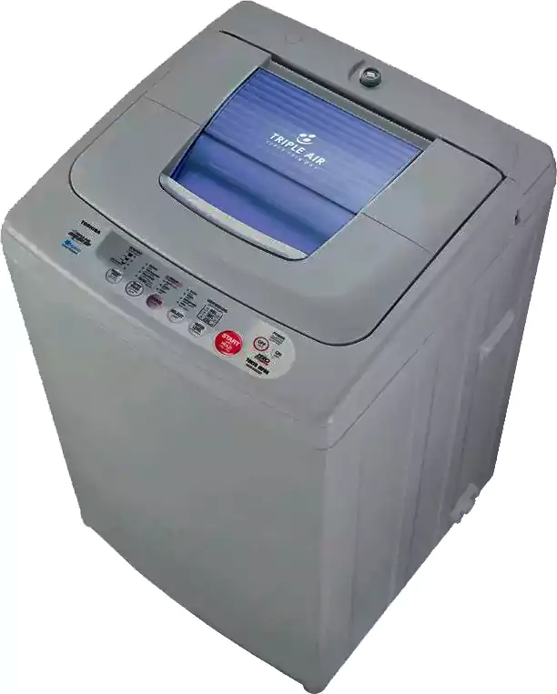 غسالة ملابس فوق اتوماتيك توشيبا، تحميل علوي، 8 كجم، طلمبة، فضي، AEW-8460SP-DS