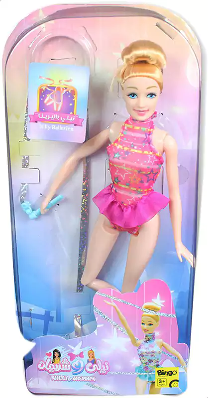 لعبة عروسة بينجو نيلي وشيريهان، باليرينا، HK-9856-PD