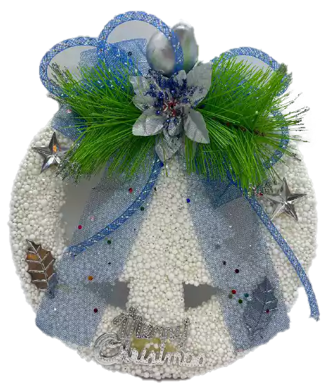 عليقه باب كلمة ماري كريسماس - ألوان متعددة