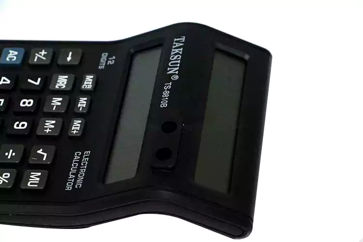 اله حاسبة مكتبية تاكسون، 12 خانة، أسود، TS-88108