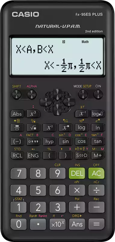 آلة حاسبة علمية كاسيو، 274 دالة، أسود، fx-95ES PLUS-2