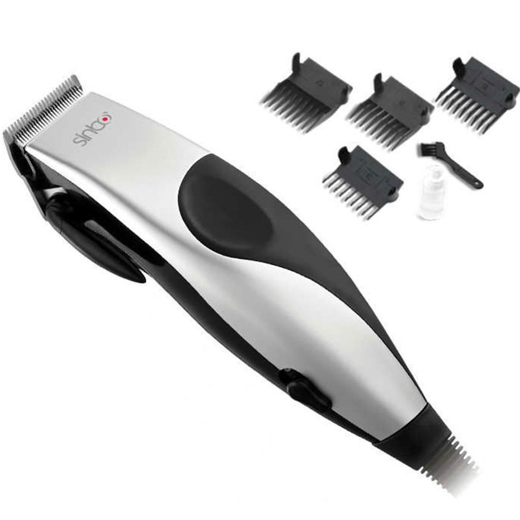 ماكينة حلاقة كهربائية للرجال سينبو، فضي، SHC4350