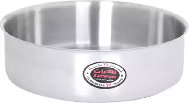 صينية فرن أستنالس زهران مقاس 22  دائرية - فضي