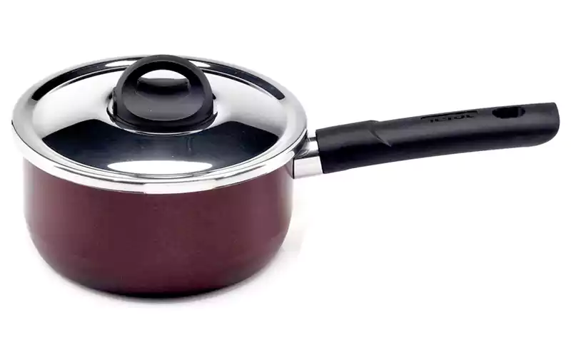 كسرولة بغطاء تيفال من زهران ارمتال مقاس 16 بيد بكاليت - أحمر