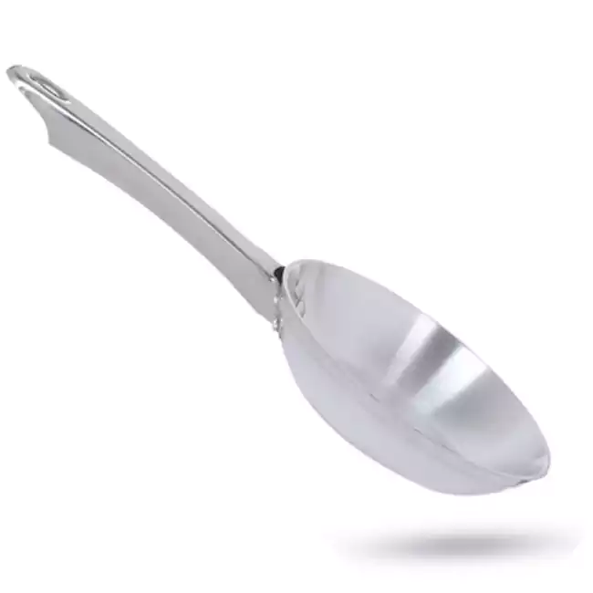 مقلاة تحمير ألمنيوم من الدهان مقاس 28  بيد واحدة أستنالس - فضي