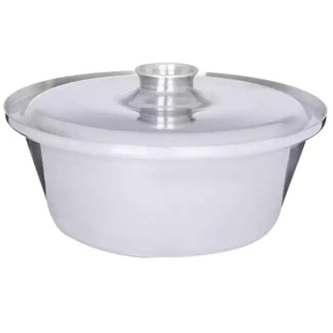 حلة شاورما الومنيوم الدهان، مقاس 34، فضي