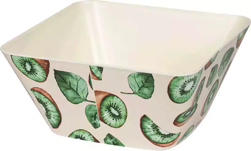 بولة بلاستيك من الوطنية شكل مربع 2 لتر- ألوان متعددة