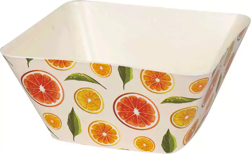 بولة بلاستيك من الوطنية شكل مربع 2 لتر- ألوان متعددة