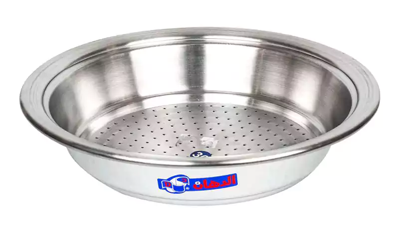 مصفاة طعام ألمنيوم من الدهان مقاس 30- فضي