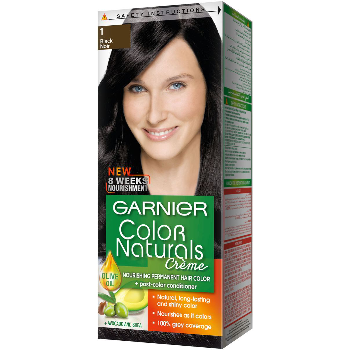 Garnier Color Naturals Crème Hair Color, Black 1