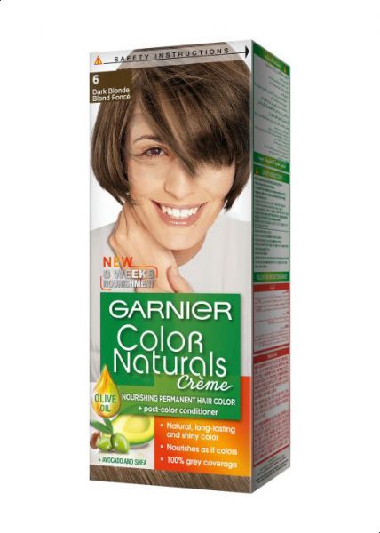 Garnier Color Naturals Crème Hair Color, Dark Blonde 6