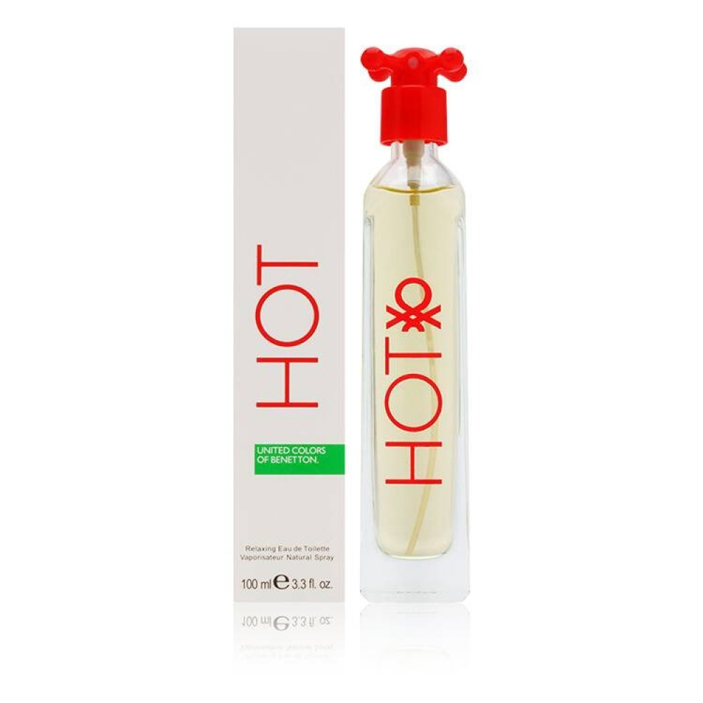 عطر هوت من بينيتون للنساء او دي تواليت 100 مل