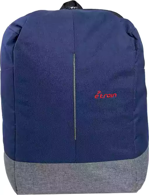 حقيبة ظهر لابتوب إي تراين، 15.6 إنش، نايلون، أزرق × رمادي، 2B BG82L