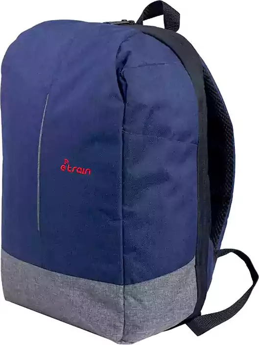 حقيبة ظهر لابتوب إي تراين، 15.6 إنش، نايلون، أزرق × رمادي، 2B BG82L