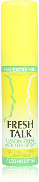 معطر فم فريش توك برائحه الليمون خالي من الكحول ، 20 مل .