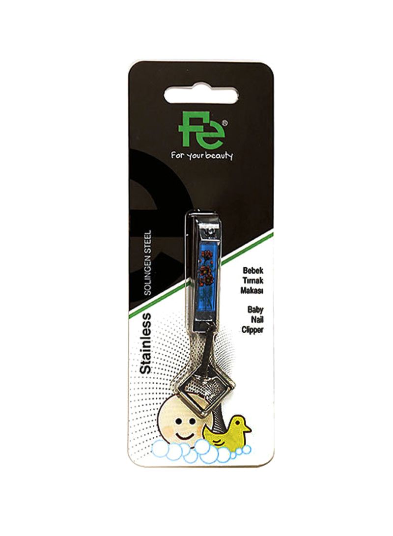 قصافة أظافر معدنية للأطفال من في، مقلم ومشذب أظافر،  فضي FE.034