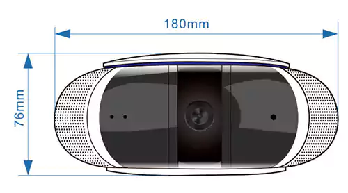 كاميرا مراقبة لاسلكية بلوتوث يس اوريجينال، أسود، OR-CS01