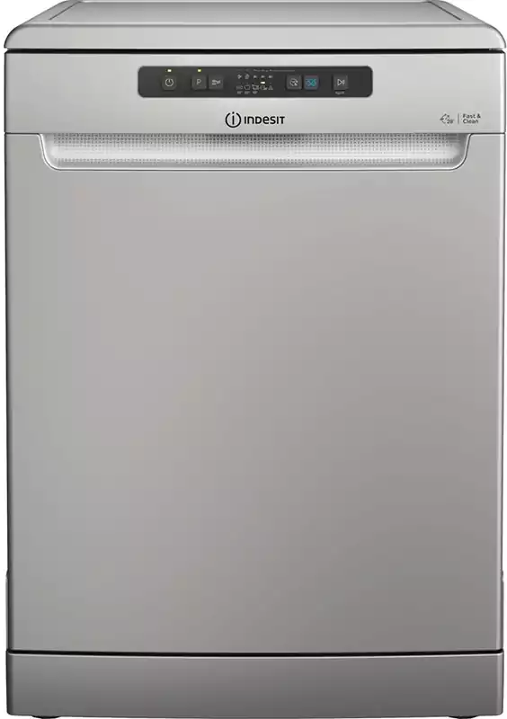 غسالة أطباق انديست 13 فرد، 60 سم، 6 برامج،  شاشة ديجيتال، فضي، DFC 2B+16ACX