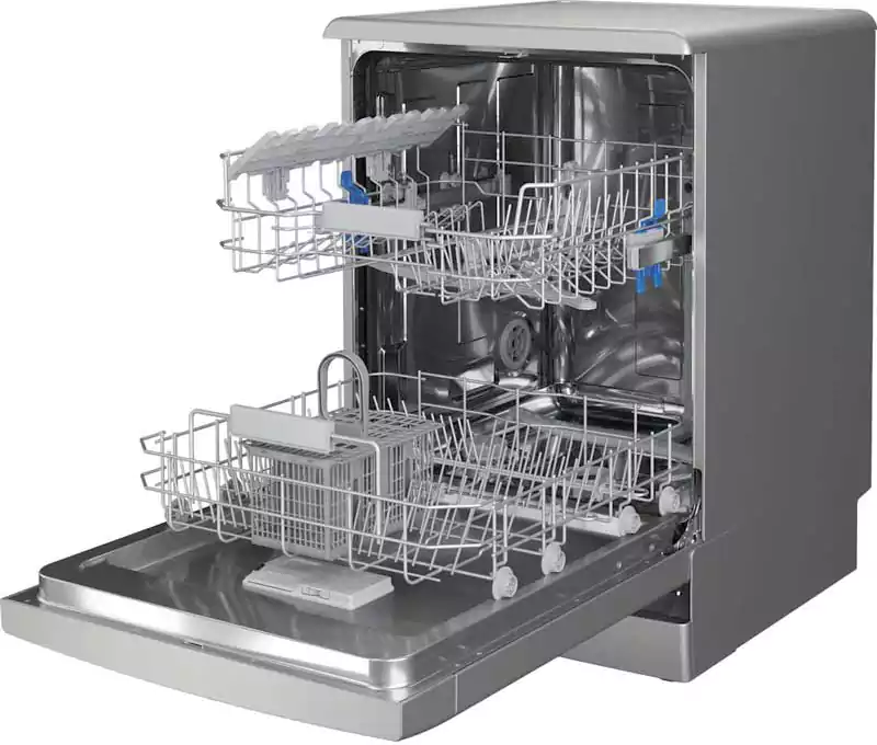غسالة أطباق انديست 13 فرد، 60 سم، 6 برامج،  شاشة ديجيتال، فضي، DFC 2B+16ACX