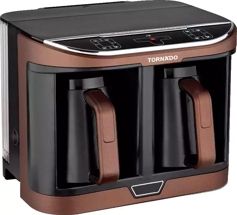 ماكينة تحضير القهوة التركي تورنيدو، 1470 وات، أسود x بني، TCME-100D-PRO