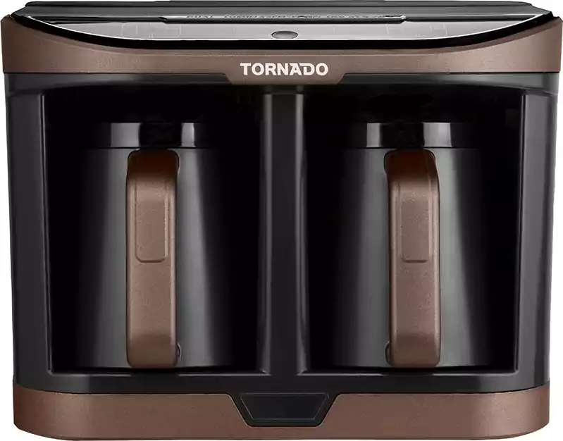 ماكينة تحضير القهوة التركي تورنيدو، 1470 وات، أسود x بني، TCME-100D-PRO