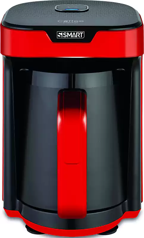ماكينة قهوة تركي سمارت، 535 وات، أسود وأحمر، SCM187T
