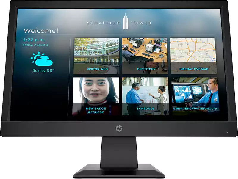 شاشة كمبيوتر اتش بي P19b G4 للأعمال، 18.5 بوصة، TN، اتش دي، 60 هرتز، اسود، 9TY83AA