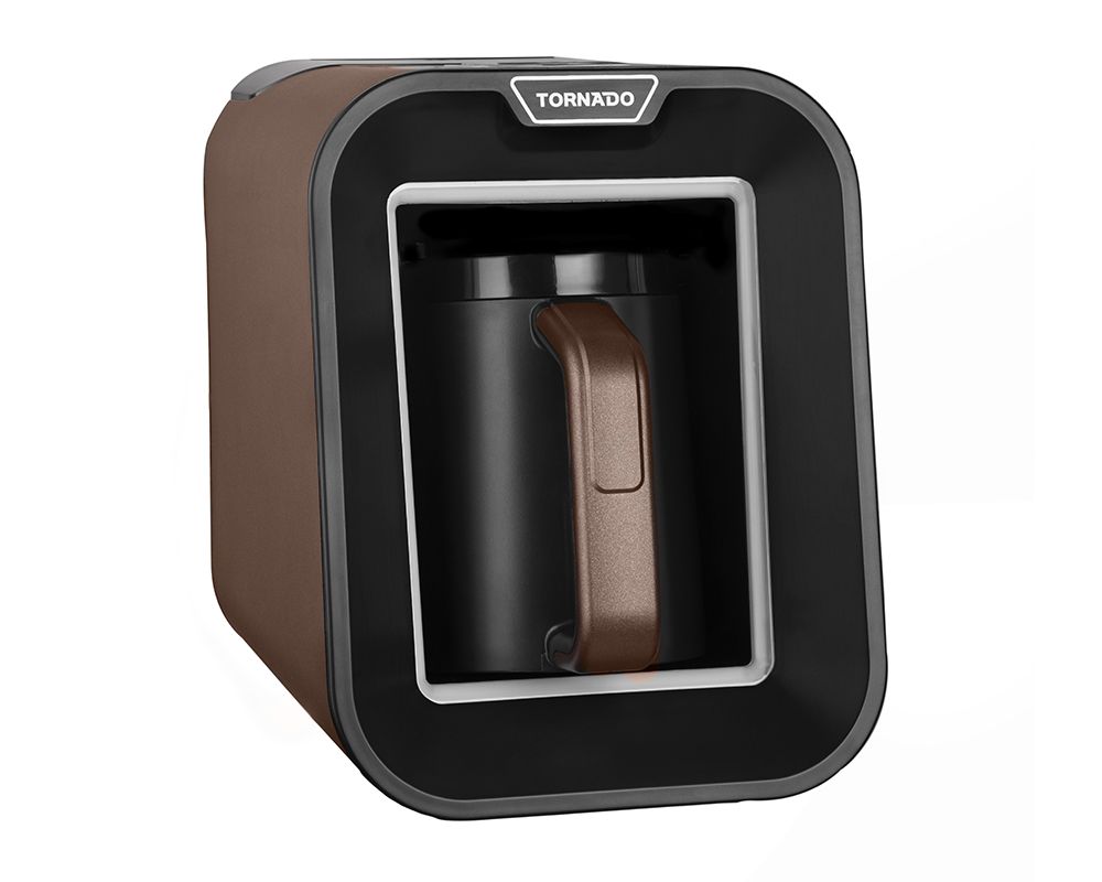 ماكينة تحضير القهوة التركي تورنيدو، 735 وات، أسود × بني، TCME-100S-PRO