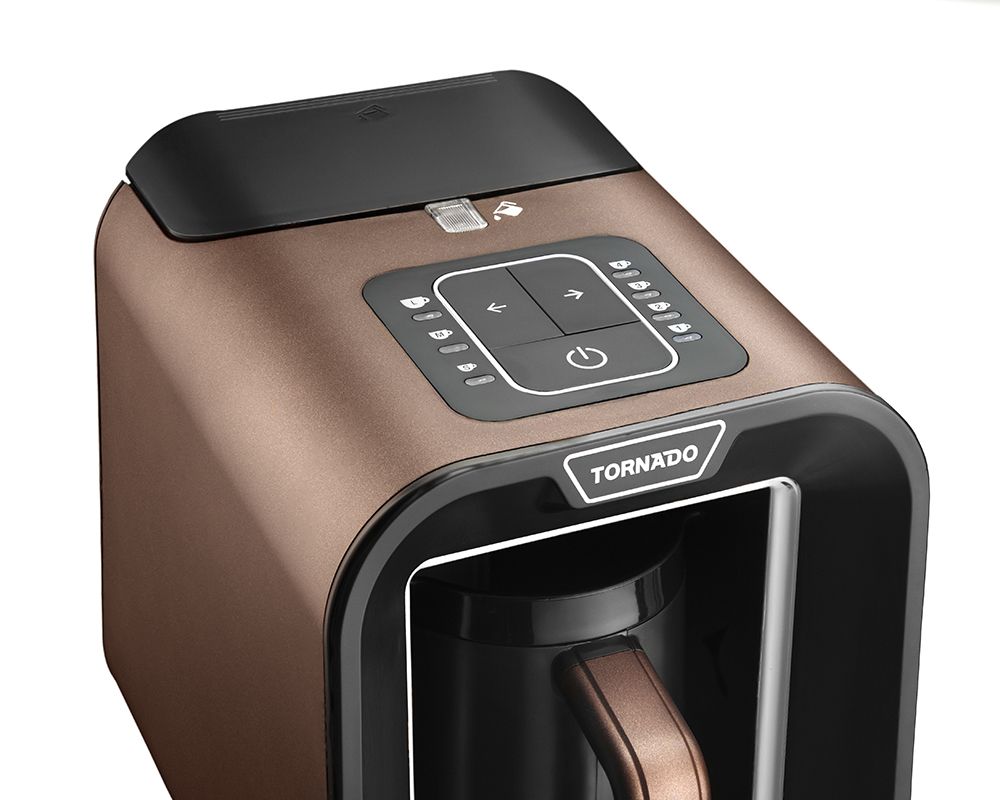 ماكينة تحضير القهوة التركي تورنيدو، 735 وات، أسود × بني، TCME-100S-PRO