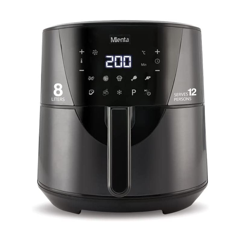 قلاية هوائية ميانتا، 1700 وات، 8 لتر، أسود، AF47634A
