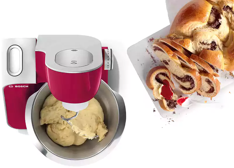 محضر طعام بوش، 1000 وات، 30 وظيفة، أحمر، MUM58420