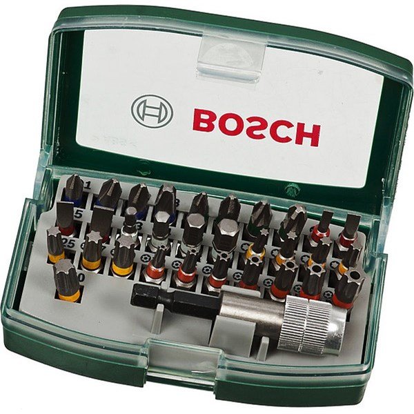 طقم لقم شنيور متعدد بوش 32 قطعة BOSCH 017 063