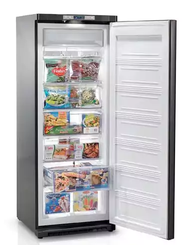 ديب فريزر رأسي كريازي، نوفروست، 6 درج، أسود، UGH0044N