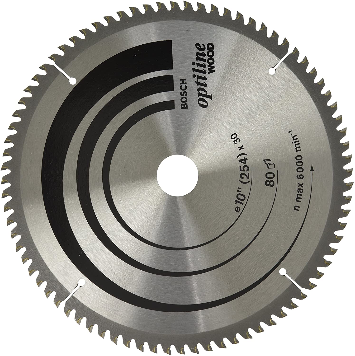 صينية منشار 80سن خشب  10بوصه بوش BOSCH 640 909