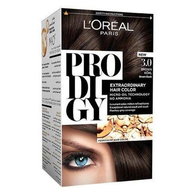 صبغة شعر برودجي  من لوريال 3.0 كحل بني