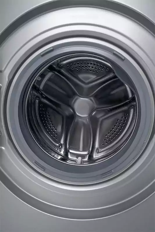 غسالة ملابس فول أتوماتيك وايت بوينت، تحميل أمامي، 6 كجم ، شاشة ديجيتال ، فضي، WPW61015PDS