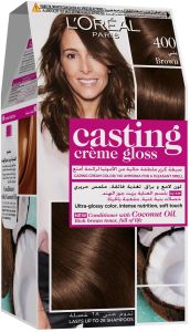 صبغة شعر كاستينج كريم جلوس من لوريال  400 بني