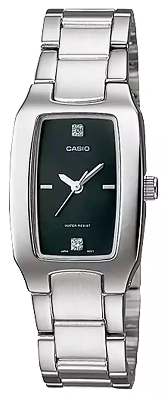 Casio Watch for Women, Analog, Stainless Steel Strap, Silver, LTP-1165A-1C2DF