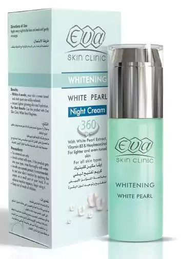 كريم ايفا الليلي باللؤلؤ الابيض كريم تفتيح البشرة، 50 مل