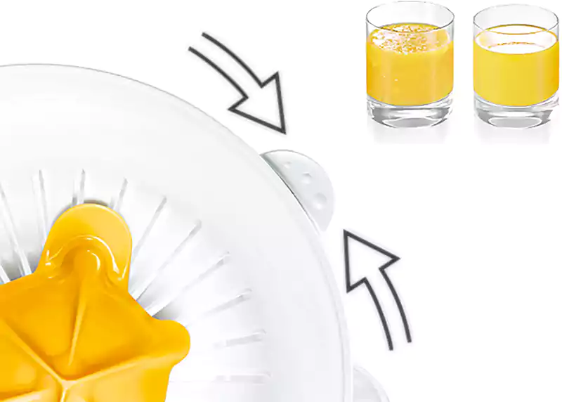 عصارة موالح بوش، 0.8 لتر، 25 وات، أبيض، MCP3500N