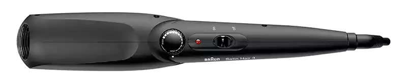 مكواة فرد الشعر براون ساتين هير 3، ألواح سيراميك، 135 إلى 185 درجة سيليزيوس، أسود ، ST310