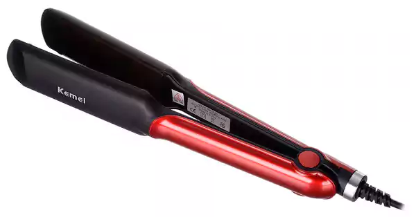 مكواة فرد الشعر كيمي 220 درجة  ، أسود ، KM-531