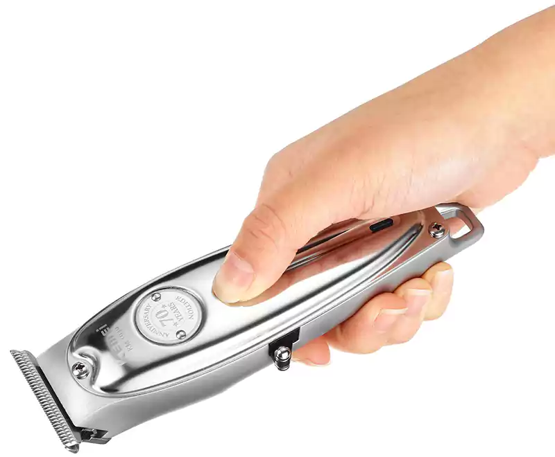 ماكينة حلاقة كهربائية للرجال كيمي، استخدام جاف، فضي، KM-1949 