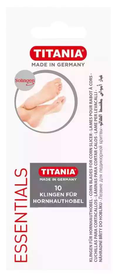 شفرات أداة إزالة الجلد الميت بالكشط من تيتانيا ، يستخدم لفترات طويلة، وردي 31001