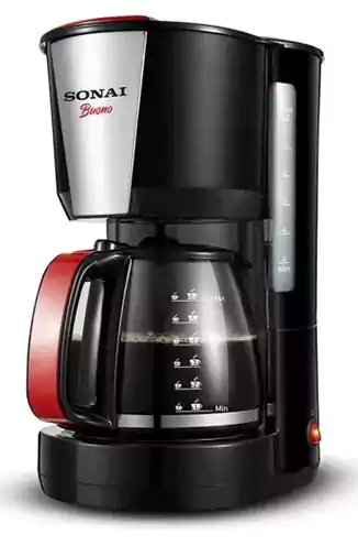 ماكينة قهوة سوناي بونو، 1000 وات، أسود، SH-1212
