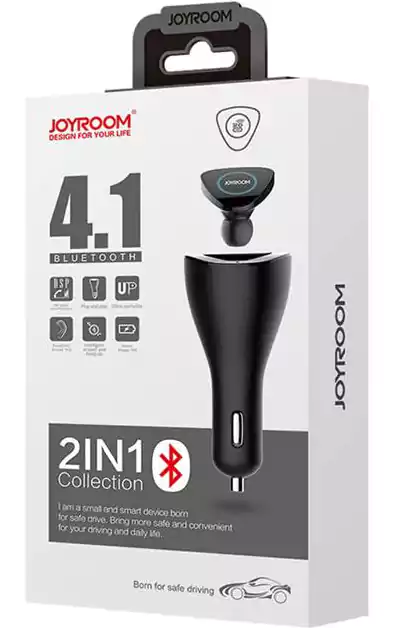 شاحن سيارة جوي روم JR.T600- أسود